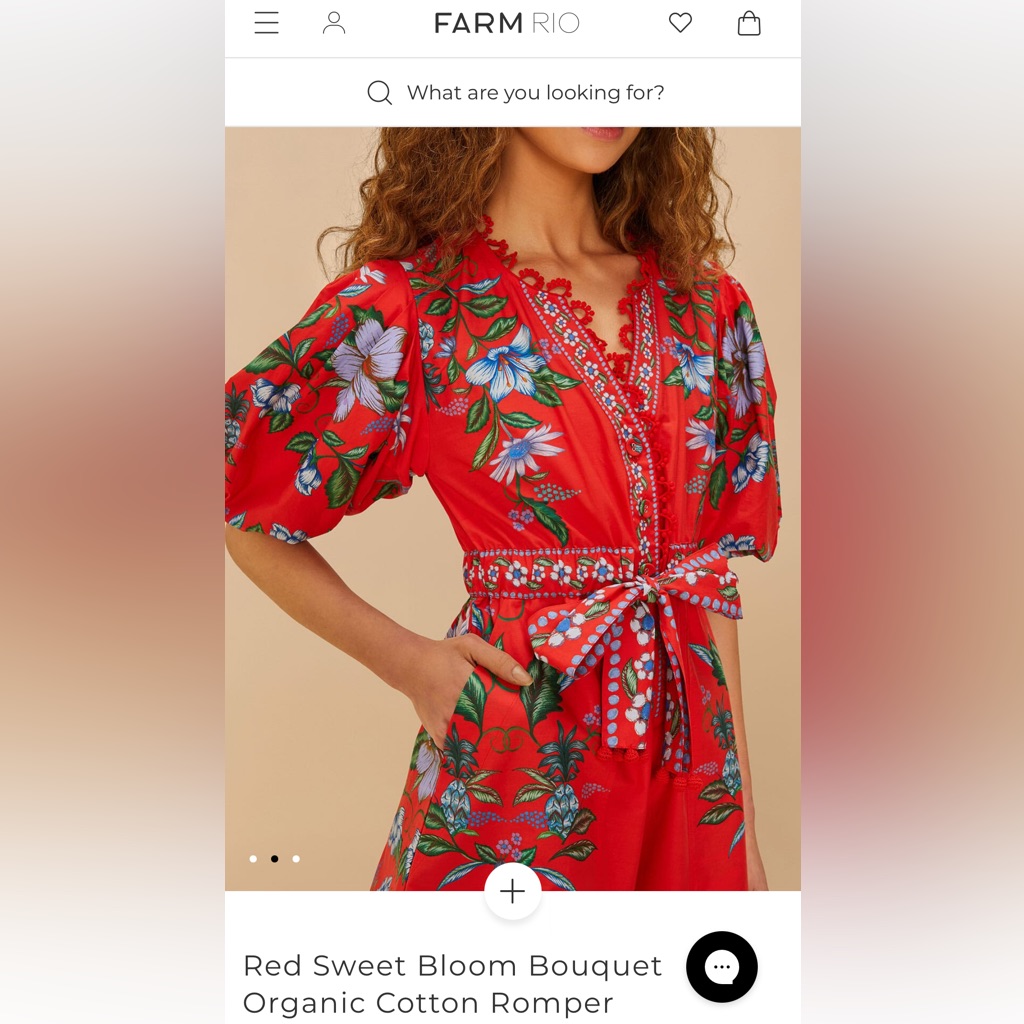 Brand New Farm Rio Romper